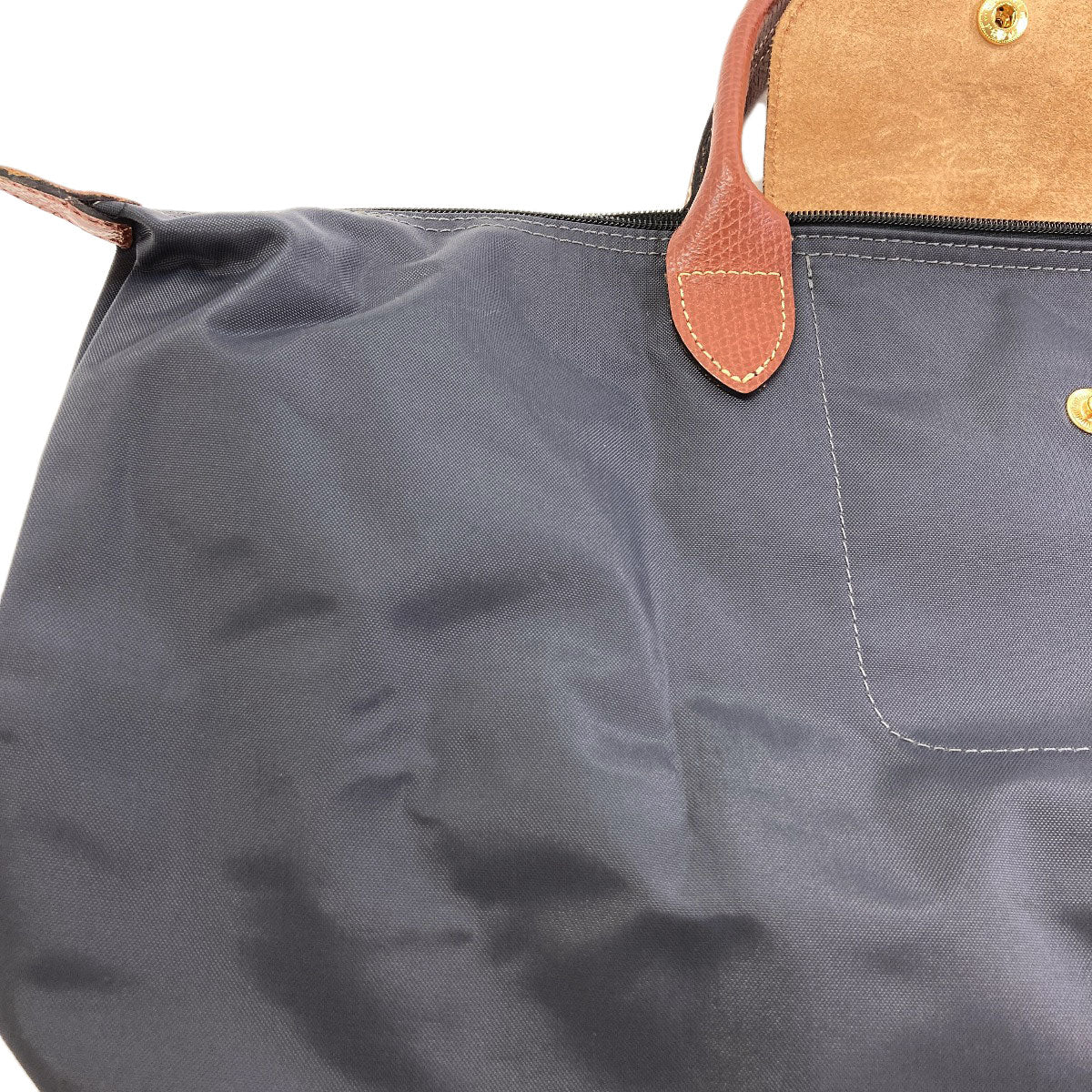 Longchamp Le Pliage Handbag Nylon LeatherLadies [Used]