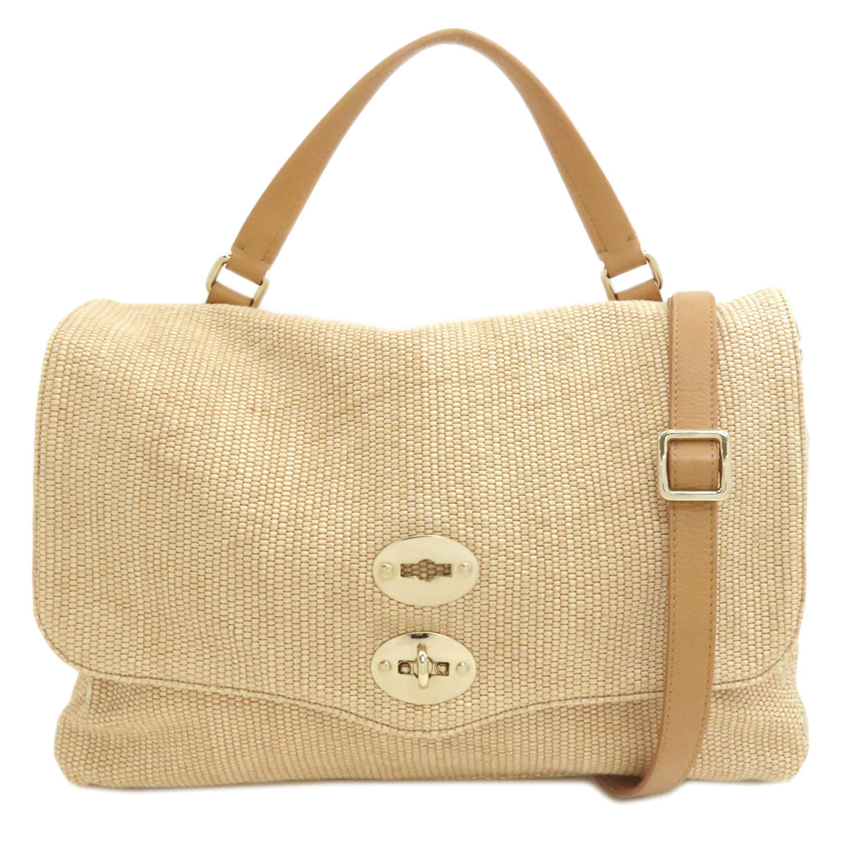 ZANELLATO Postina 2WAY Handbag Straw Ladies [Used]