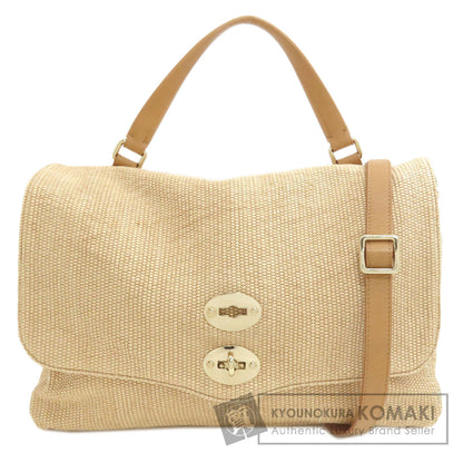 ZANELLATO Postina 2WAY Handbag Straw Ladies [Used]