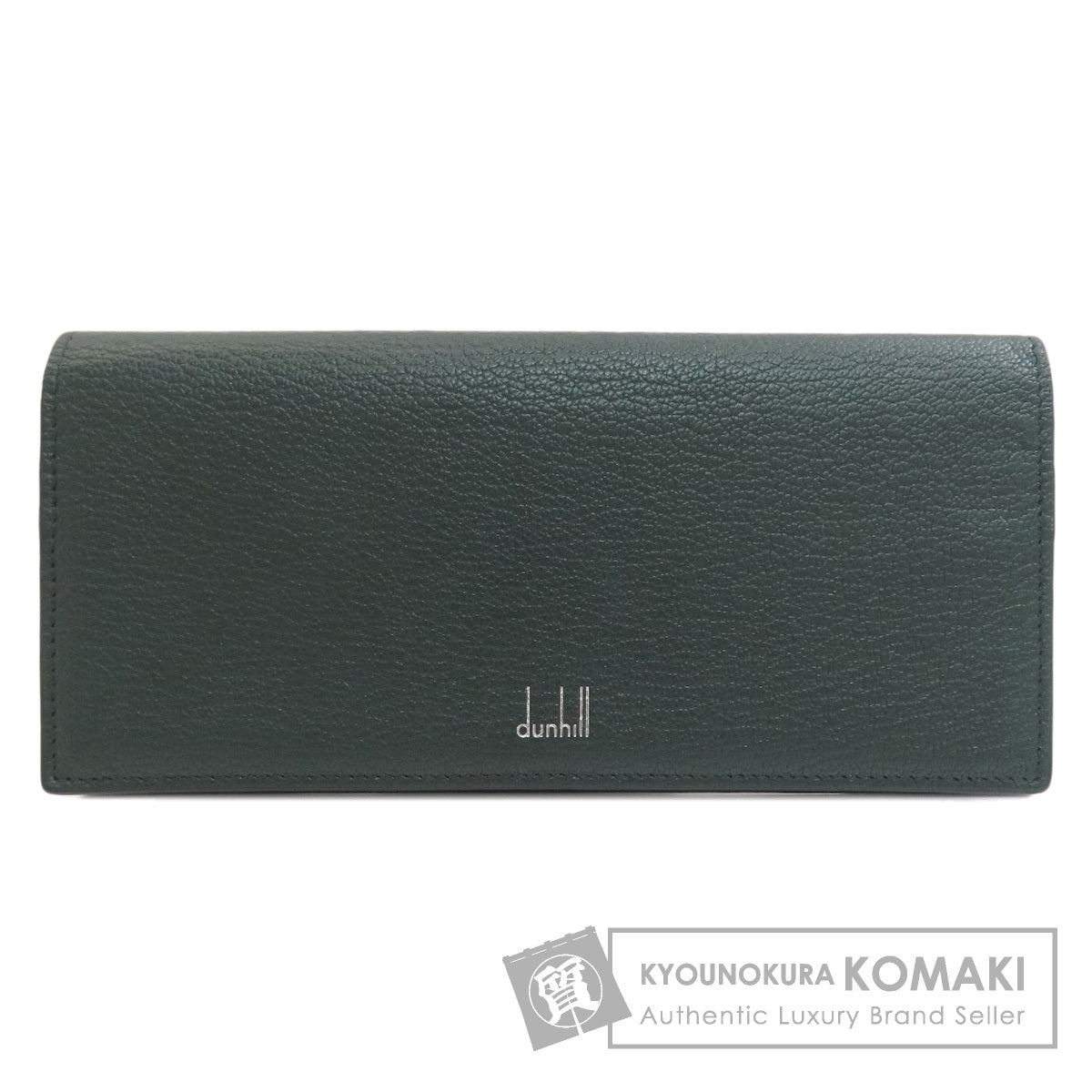 Dunhill logo Long wallet (with coin pocket) Leather Ladies [Used]