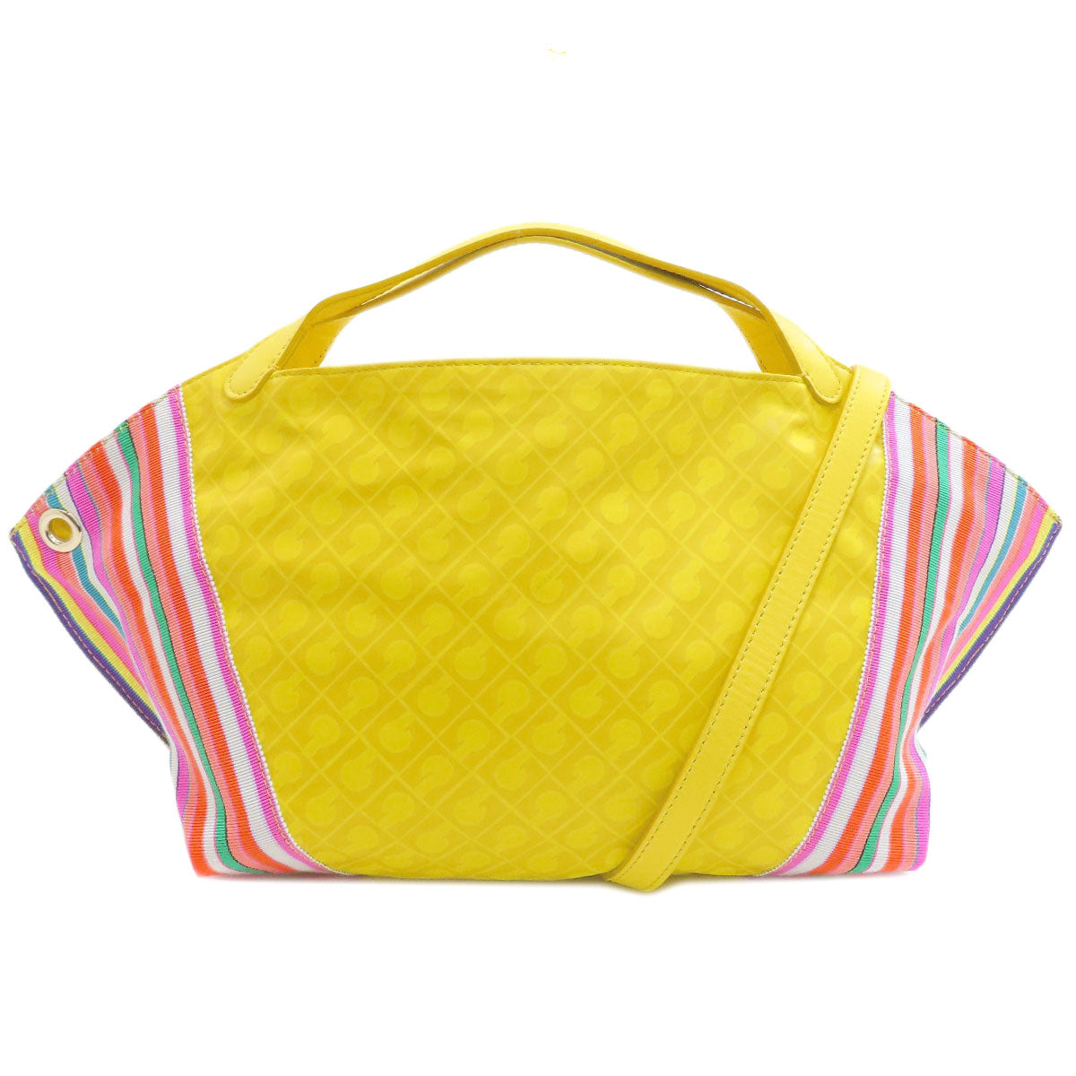 GHERARDINI Softie Skipper 2WAY Handbag Polyester Polyurethane coatingLadies [Used]