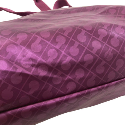 GHERARDINI Logo motif softy Tote Bag Polyester Polyurethane coatingLadies [Used]