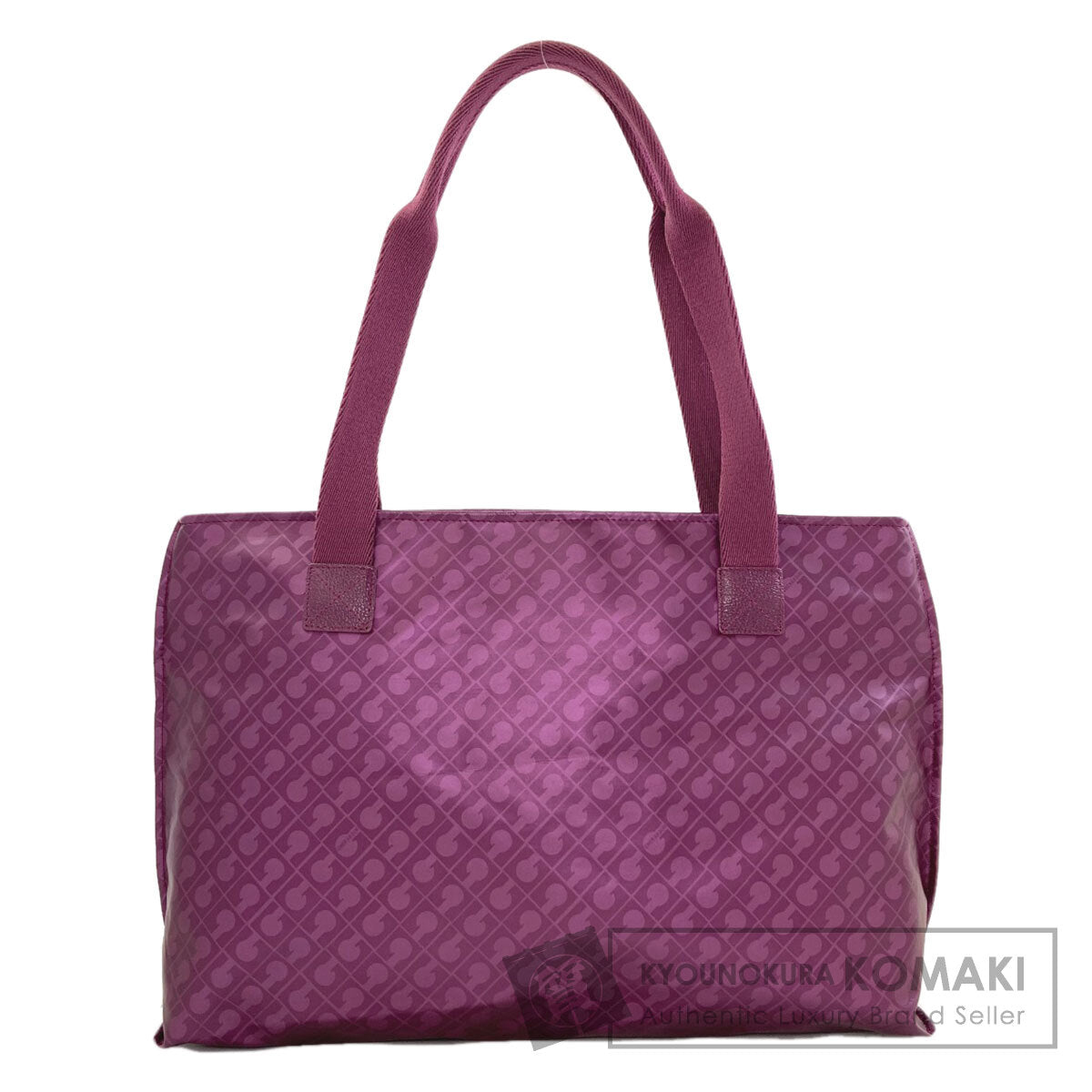 GHERARDINI Logo motif softy Tote Bag Polyester Polyurethane coatingLadies [Used]
