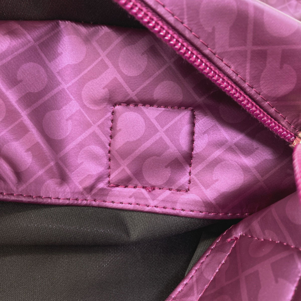 GHERARDINI Logo motif softy Tote Bag Polyester Polyurethane coatingLadies [Used]