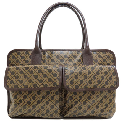 GHERARDINI Logo motif softy Tote Bag Polyester Polyurethane coatingLadies [Used]