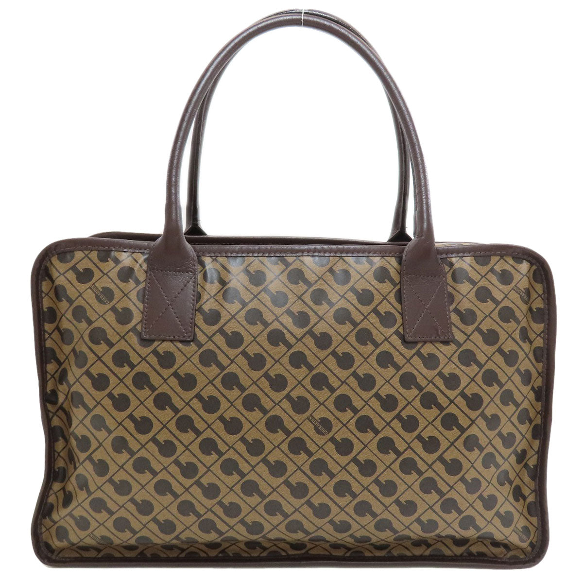 GHERARDINI Logo motif softy Tote Bag Polyester Polyurethane coatingLadies [Used]