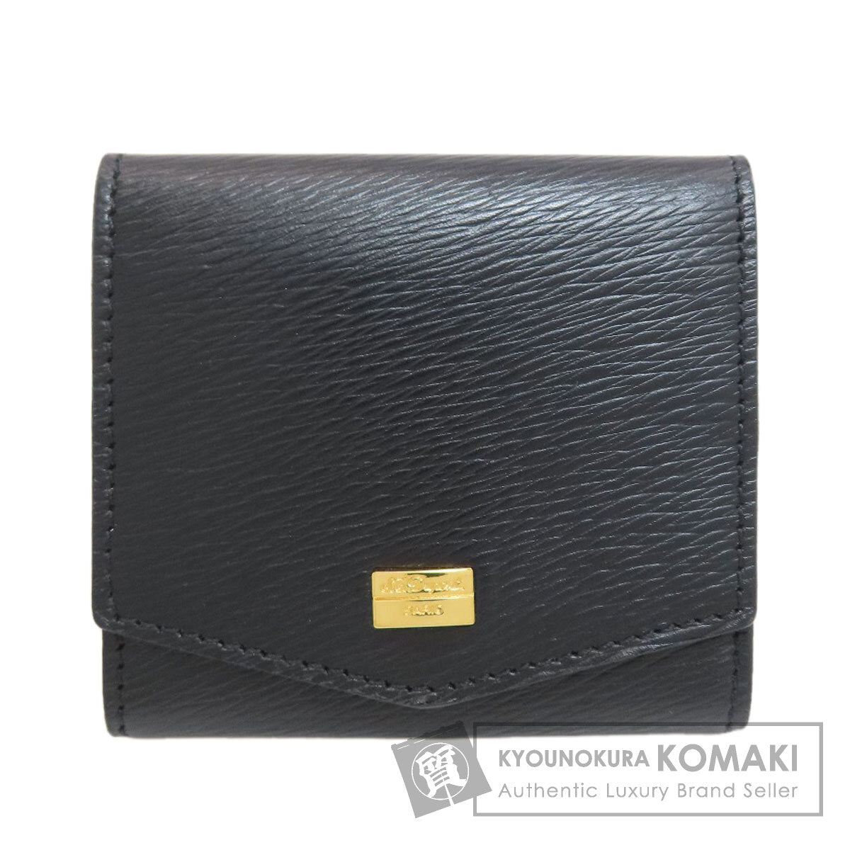 SELECT GOODS ST Dupont coin purse Leather Ladies [Used]