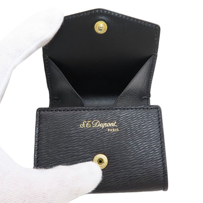 SELECT GOODS ST Dupont coin purse Leather Ladies [Used]