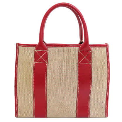 HUNTING WORLD logo Handbag Canvas Ladies [Used]