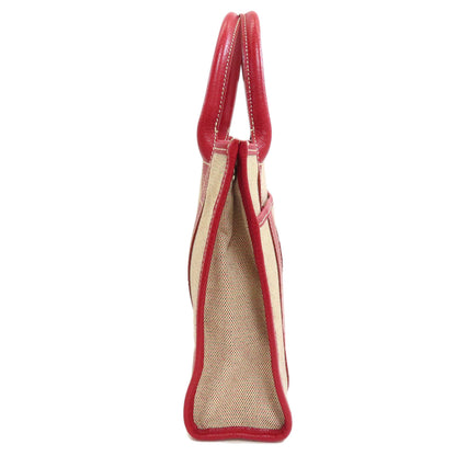 HUNTING WORLD logo Handbag Canvas Ladies [Used]