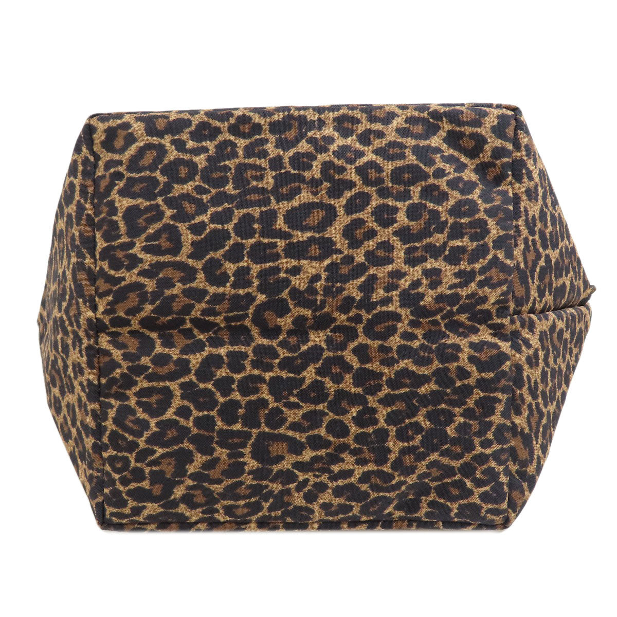 Herve Chapelier Boat-shaped tote bag in leopard print Tote Bag Nylon Ladies [Used]