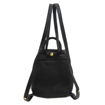 Longchamp logo Backpack Â· Daypack Leather Ladies [Used]