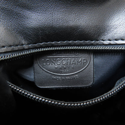 Longchamp logo Backpack Â· Daypack Leather Ladies [Used]