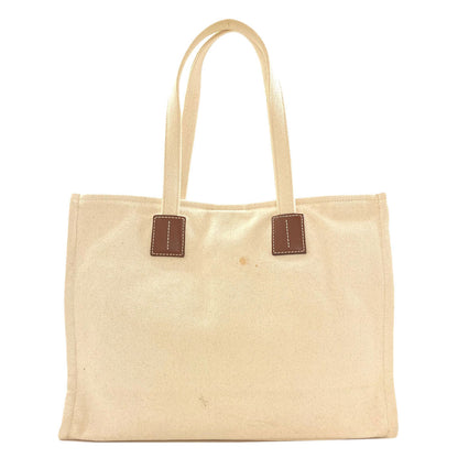 BALLY logo Tote Bag Canvas Ladies [Used]