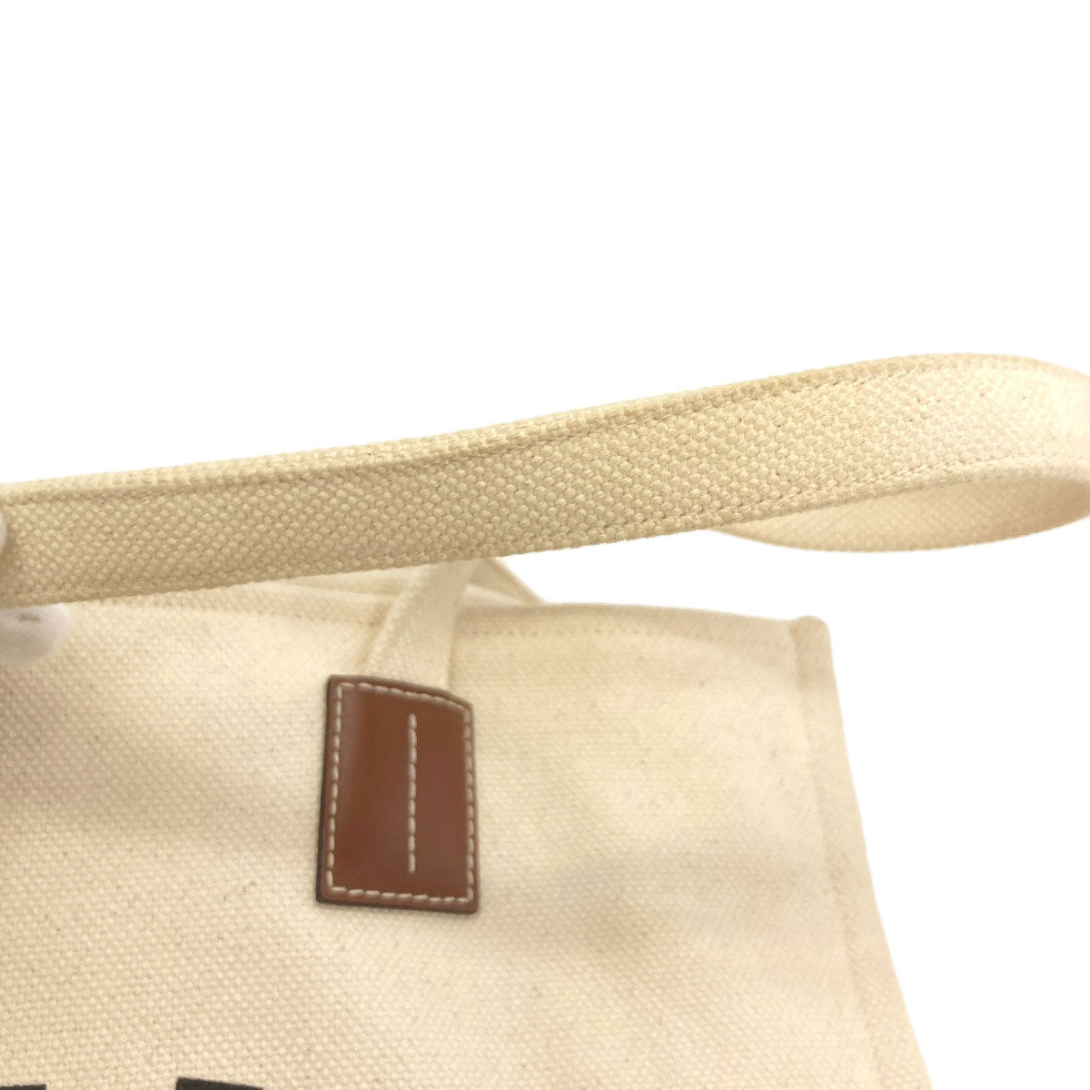 BALLY logo Tote Bag Canvas Ladies [Used]