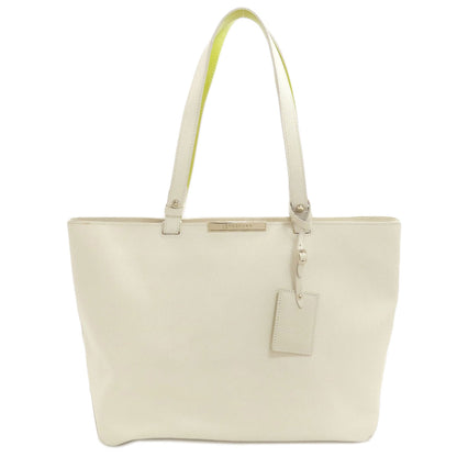 Longchamp logo Tote Bag Leather Ladies [Used]
