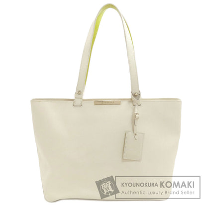Longchamp logo Tote Bag Leather Ladies [Used]