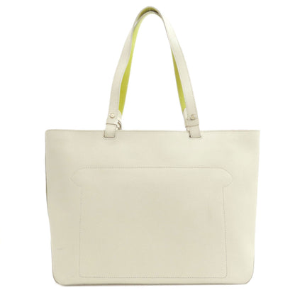 Longchamp logo Tote Bag Leather Ladies [Used]