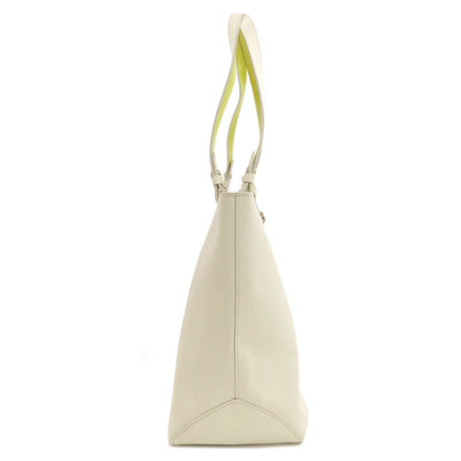Longchamp logo Tote Bag Leather Ladies [Used]