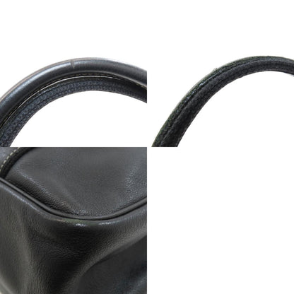 Longchamp logo Handbag Leather Ladies [Used]
