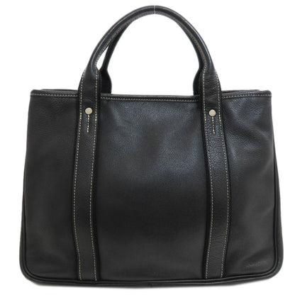 Longchamp logo Handbag Leather Ladies [Used]