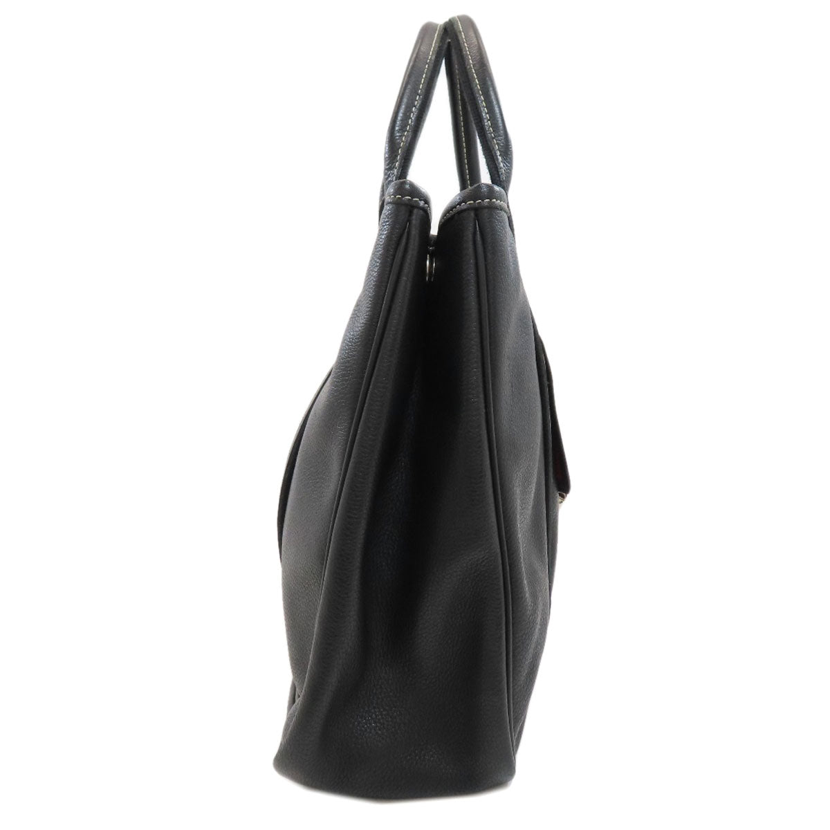 Longchamp logo Handbag Leather Ladies [Used]
