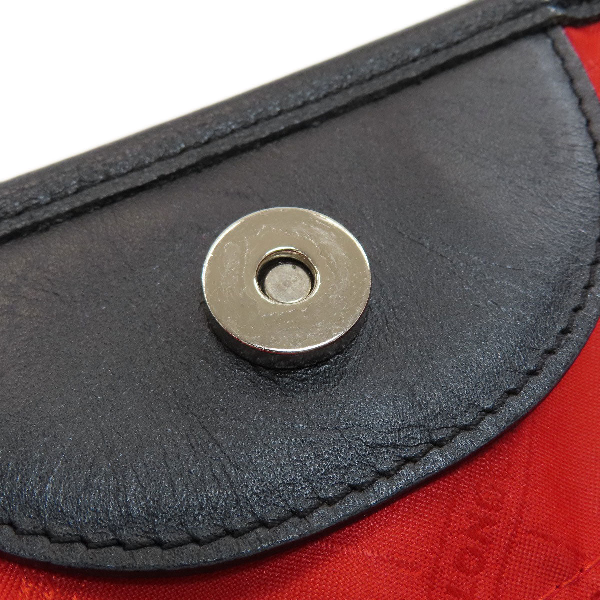 Longchamp logo Handbag Leather Ladies [Used]