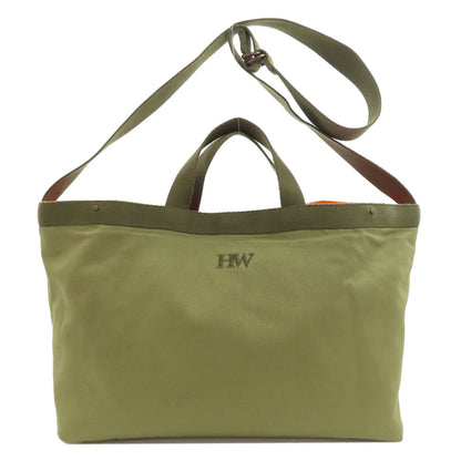 HUNTING WORLD Reina Takeshita Collaboration Charity Bag, Reversible, 2-Way Handbag Canvas Ladies [Used]