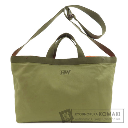 HUNTING WORLD Reina Takeshita Collaboration Charity Bag, Reversible, 2-Way Handbag Canvas Ladies [Used]