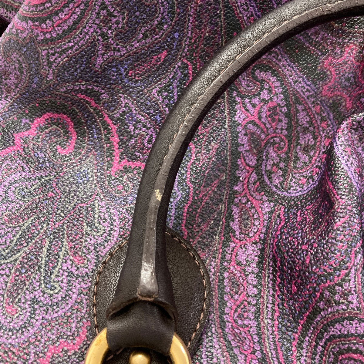 ETRO Paisley pattern Tote Bag PVC Ladies [Used]