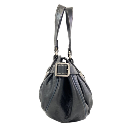 Longchamp logo Tote Bag Leather Ladies [Used]