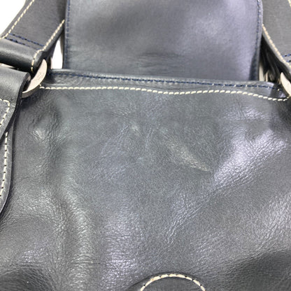 Longchamp logo Tote Bag Leather Ladies [Used]