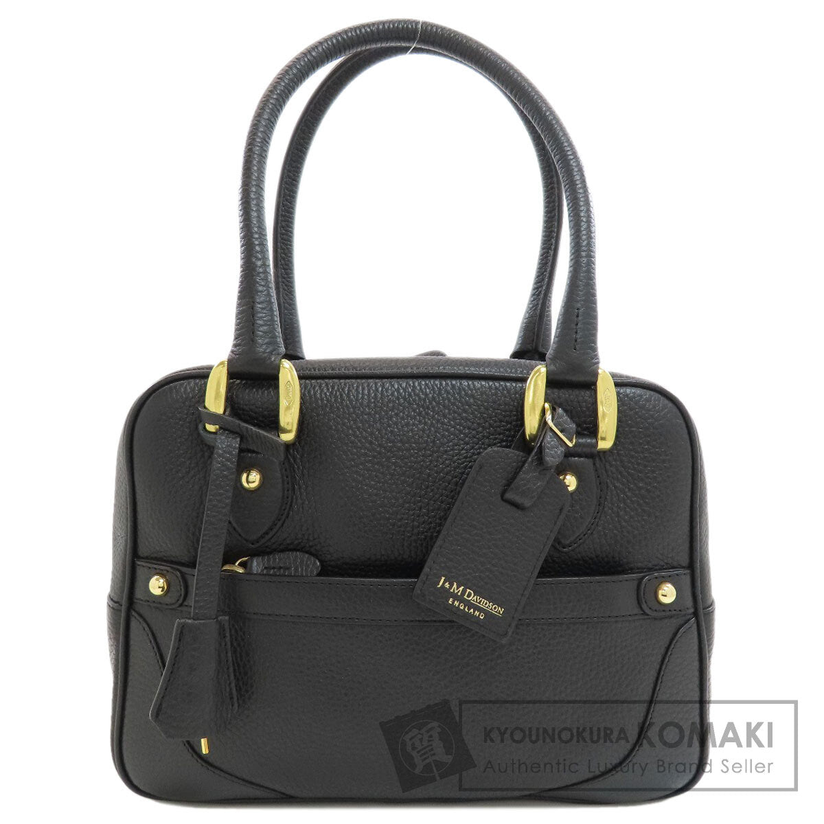 J&M Davidson logo Tote Bag Leather Ladies [Used]