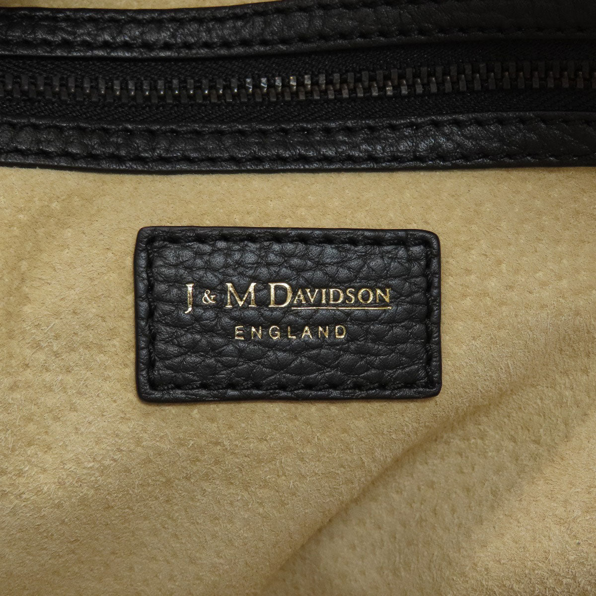 J&M Davidson logo Tote Bag Leather Ladies [Used]