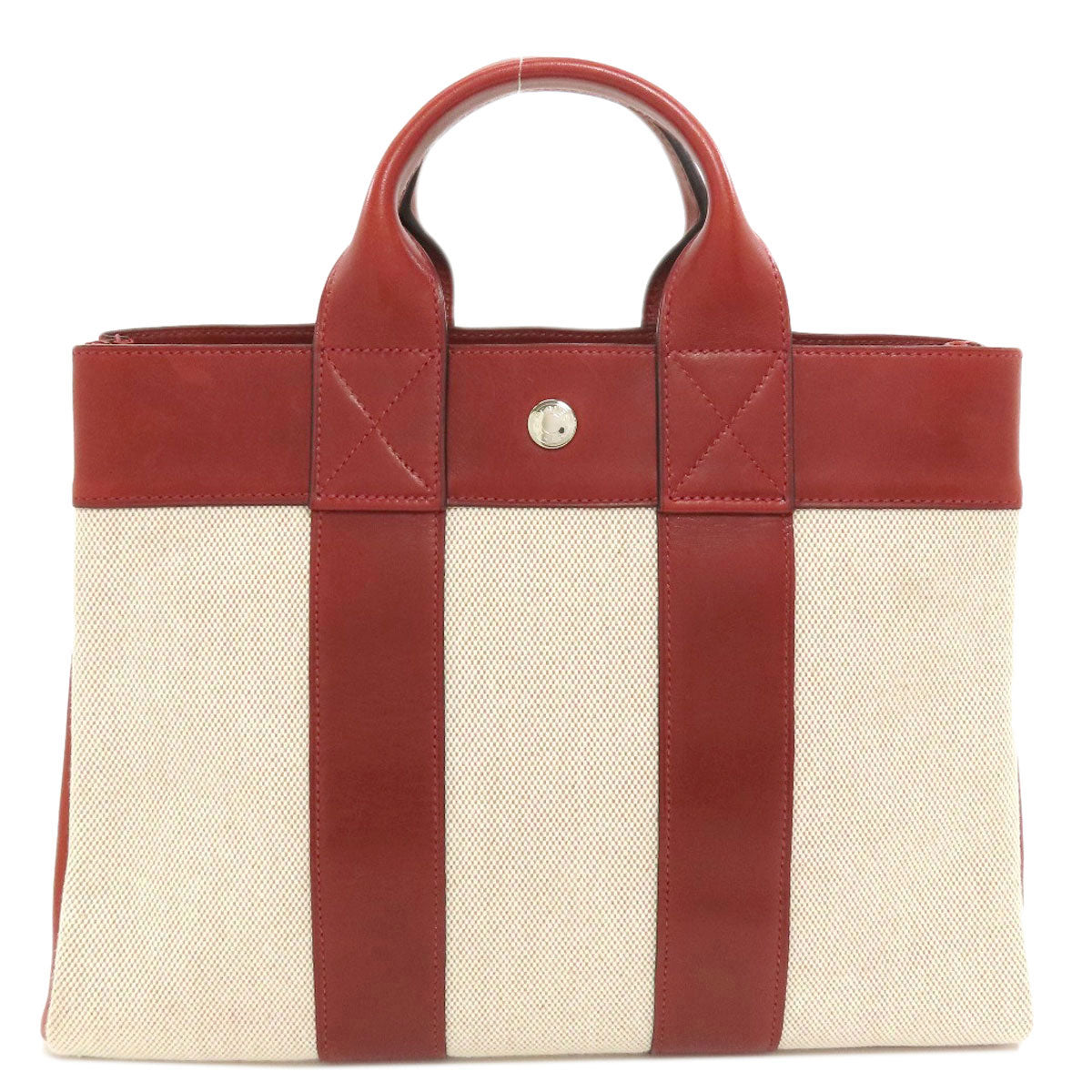 HERMES Sac Fourre Tout PM Handbag Tower ash CalfLadies [Used]