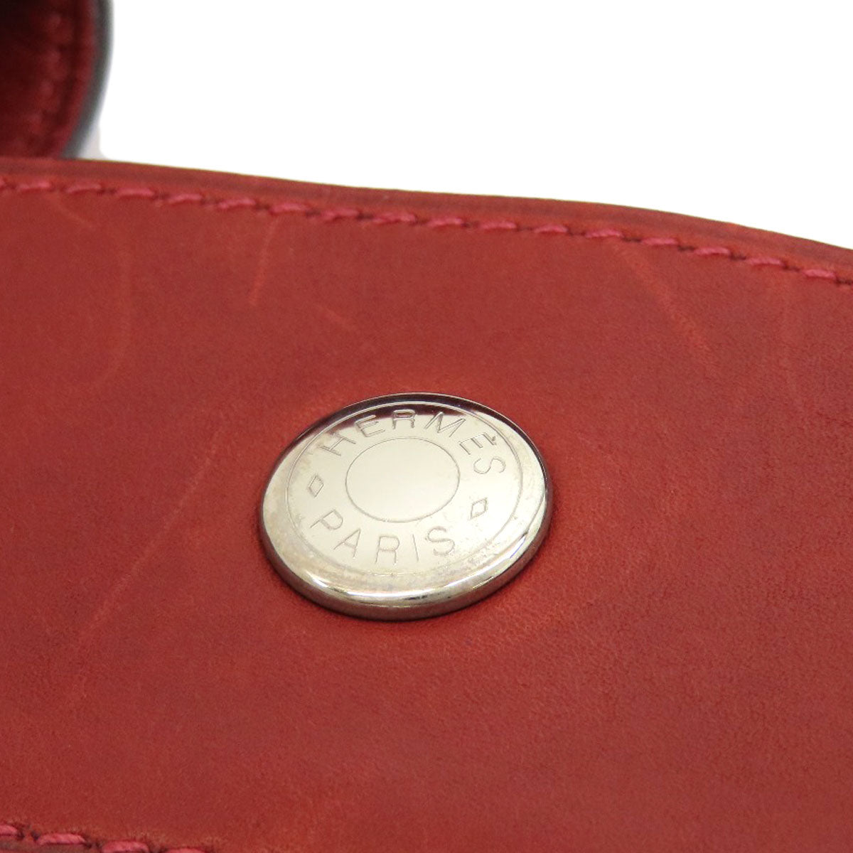 HERMES Sac Fourre Tout PM Handbag Tower ash CalfLadies [Used]