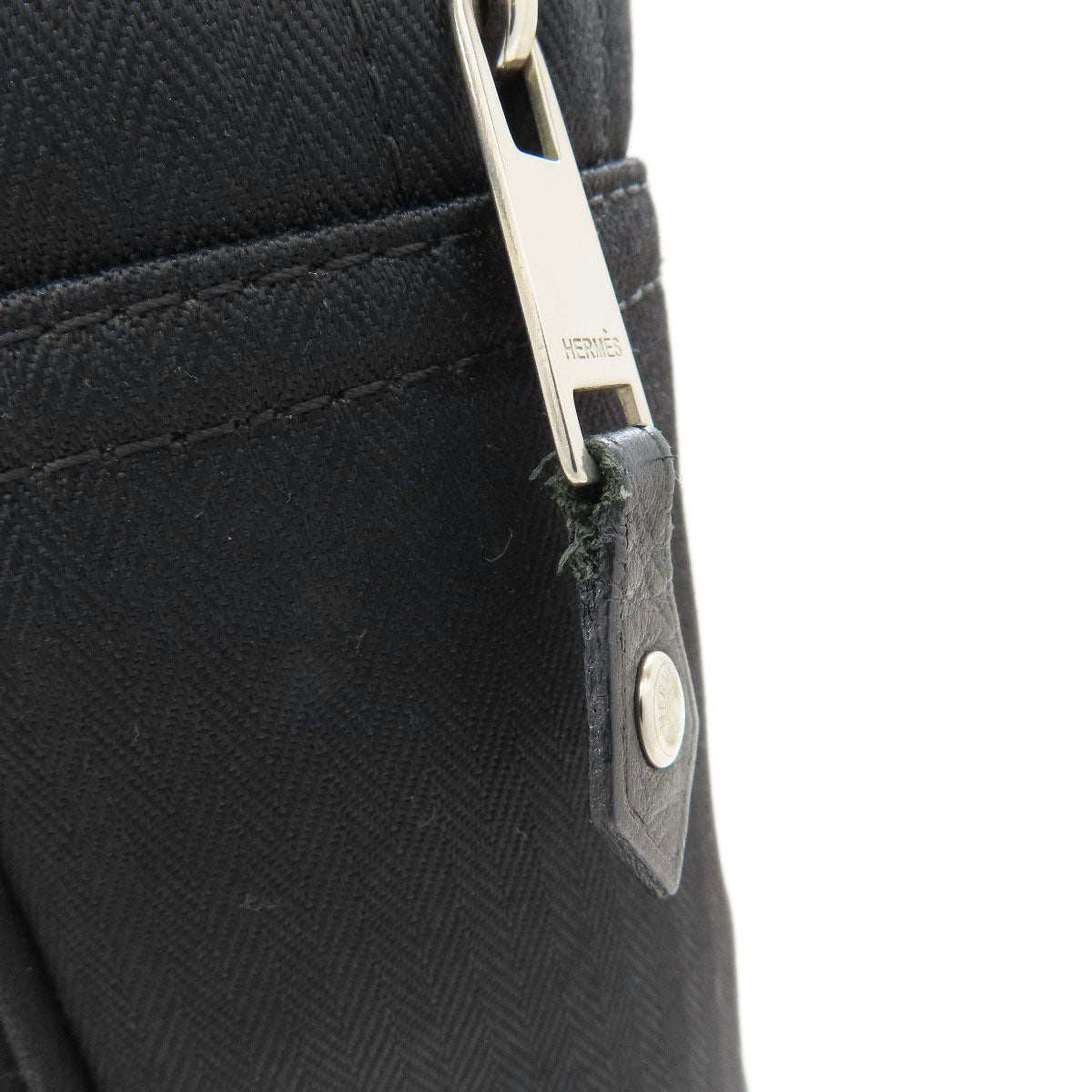 HERMES Acapulco SilverHardware Backpack Â· Daypack Towal chevron Ladies [Used]