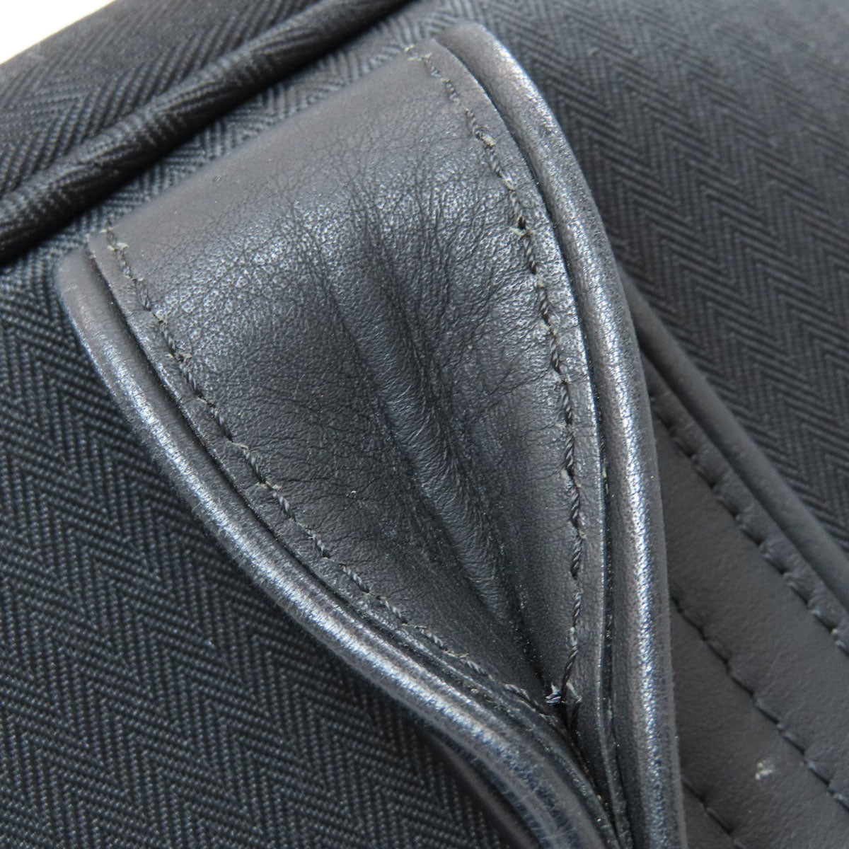 HERMES Acapulco SilverHardware Backpack Â· Daypack Towal chevron Ladies [Used]