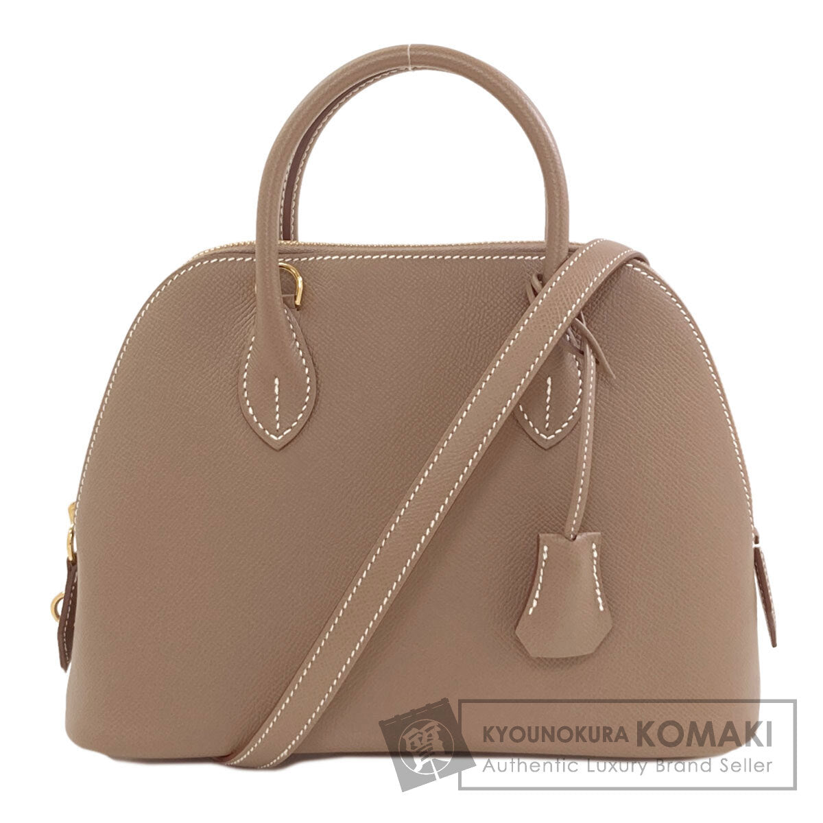 HERMES Bolide1923 25 Etaupe GoldHardware Handbag Epsom Ladies [Used]