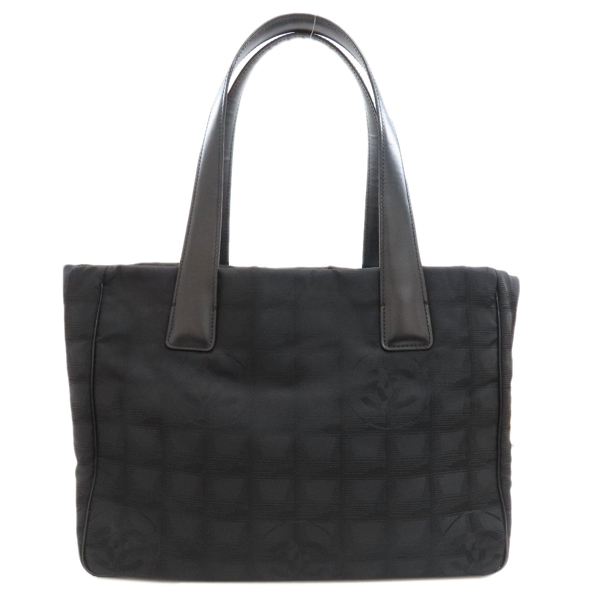 CHANEL New Travel Line PM Tote Bag Nylon jacquard Ladies [Used]