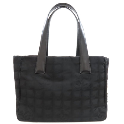CHANEL New Travel Line PM Tote Bag Nylon jacquard Ladies [Used]