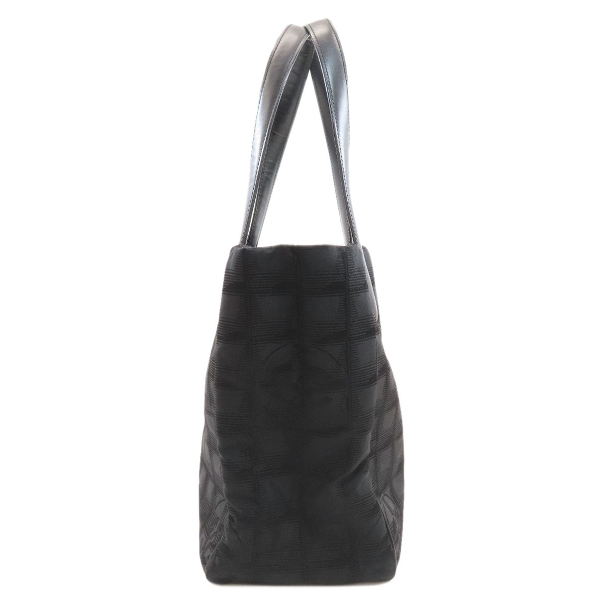 CHANEL New Travel Line PM Tote Bag Nylon jacquard Ladies [Used]