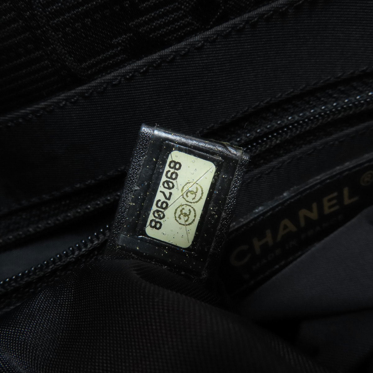 CHANEL New Travel Line PM Tote Bag Nylon jacquard Ladies [Used]