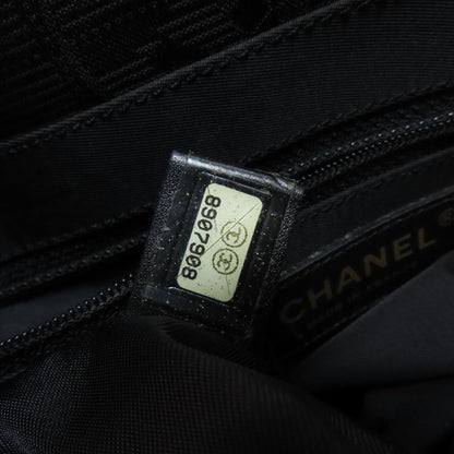 CHANEL New Travel Line PM Tote Bag Nylon jacquard Ladies [Used]