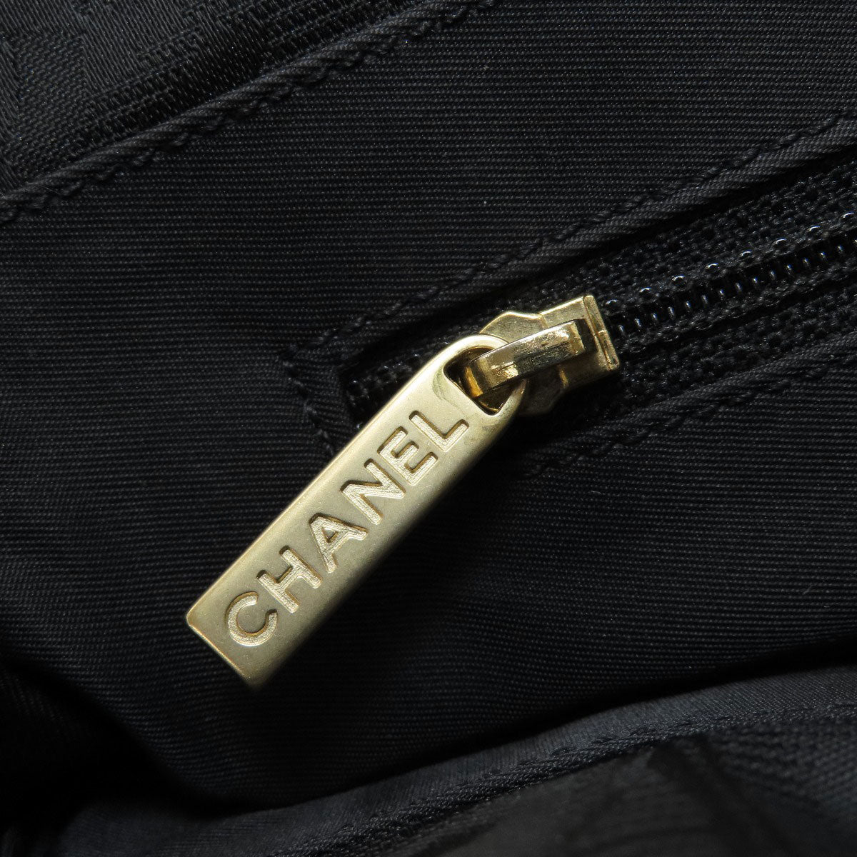 CHANEL New Travel Line PM Tote Bag Nylon jacquard Ladies [Used]