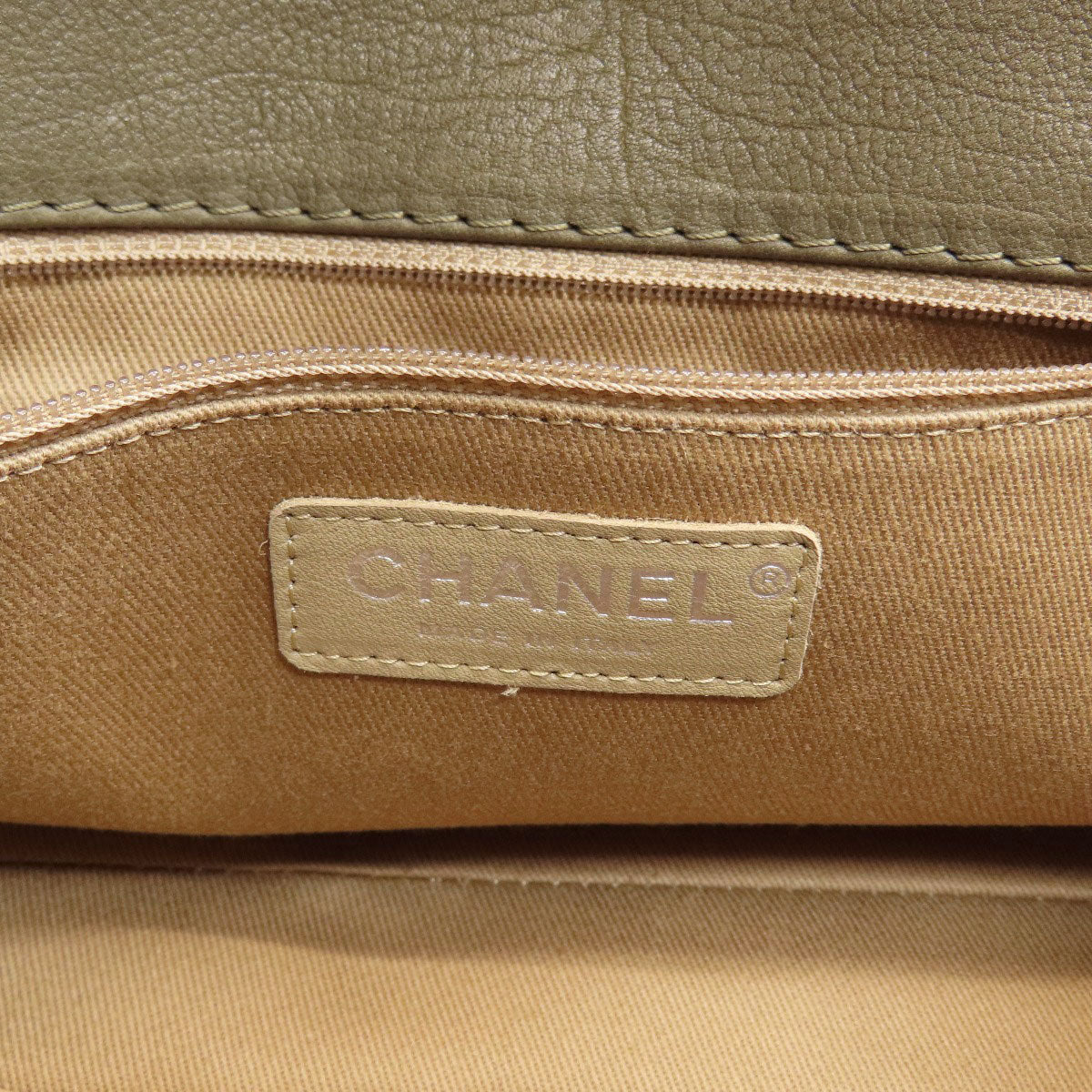 CHANEL Chain bag COCO Mark Silver Hardware Tote Bag Calf Ladies [Used]