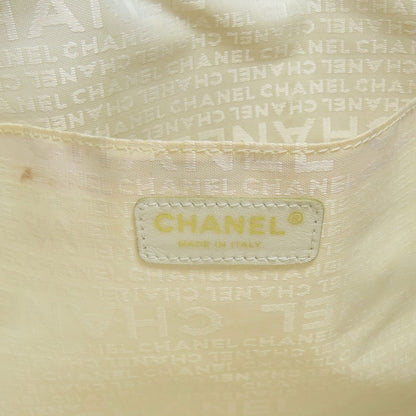 CHANEL Chocolate bar COCO Mark GoldHardware Tote Bag Canvas Ladies [Used]