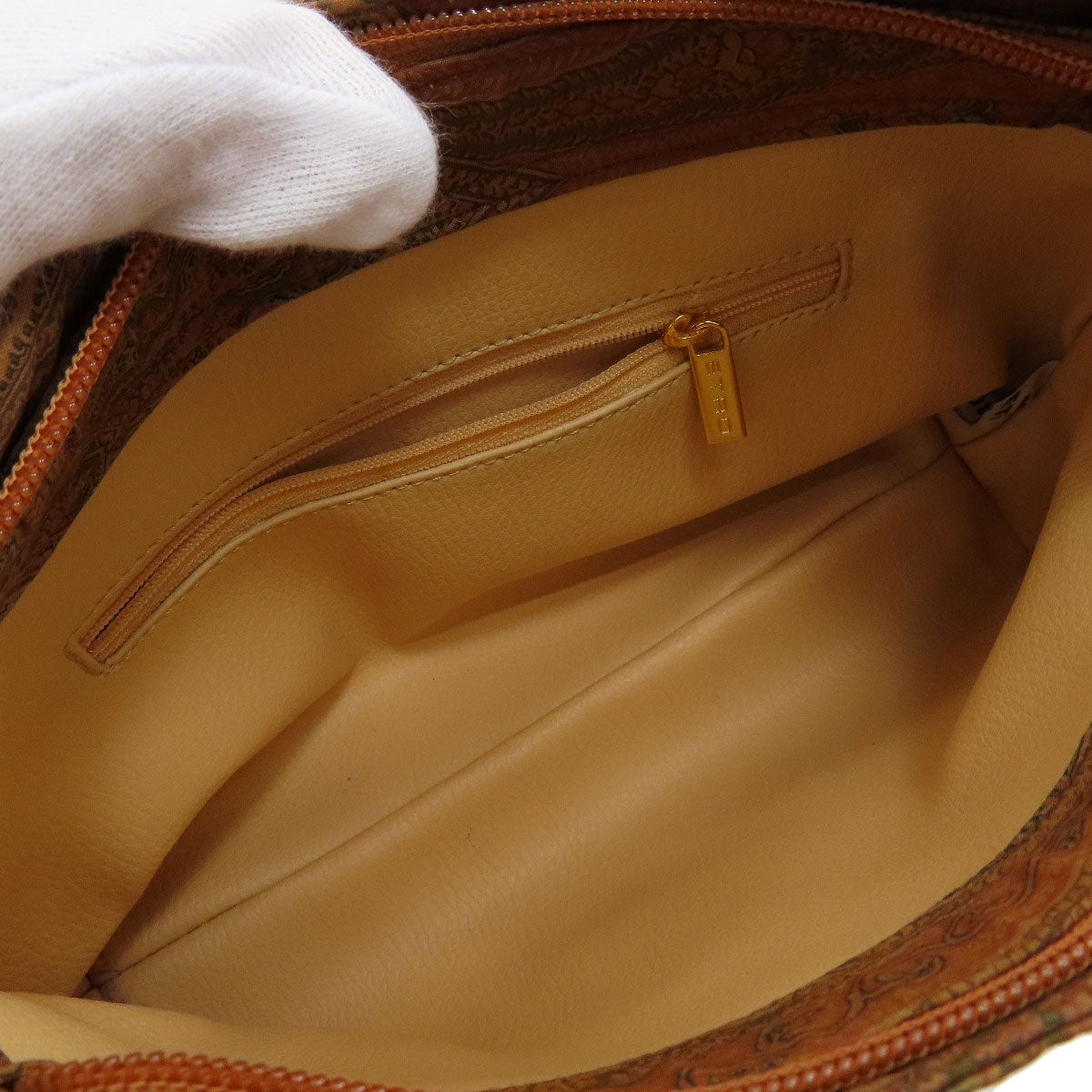 ETRO Paisley pattern Shoulder Bag Nylon Ladies [Used]