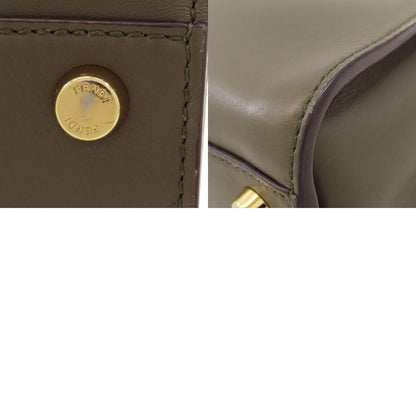 FENDI Peekaboo Essential 2WAY Handbag Calf Ladies [Used]
