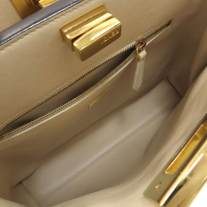 FENDI Peekaboo Essential 2WAY Handbag Calf Ladies [Used]